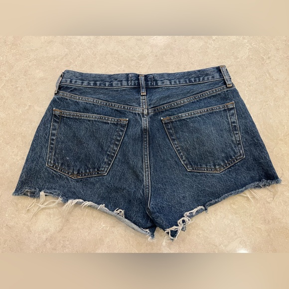 AGOLDE Parker Denim Shorts in Caution Size 27 - Picture 5 of 9